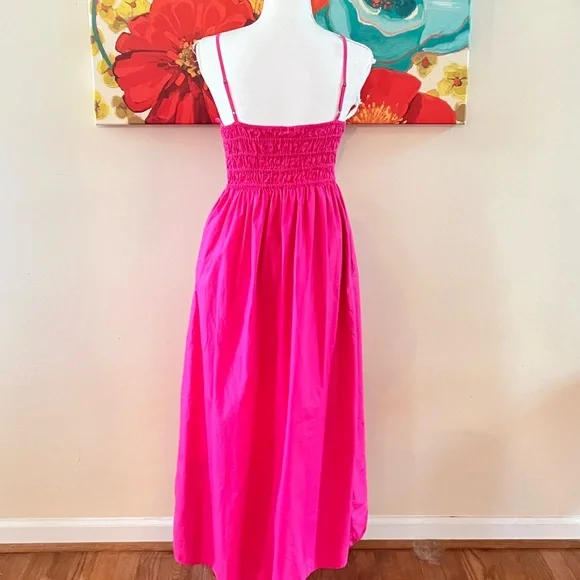 gap 𖤓 hot pink maxi dress. - Picture 5 of 7